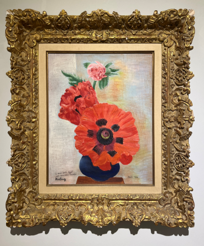 Mo se Kisling Still Life Poppies 1938