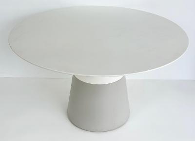Mobital Maldives Dining Table Solid Composit Surface Top Concrete Polymer Base