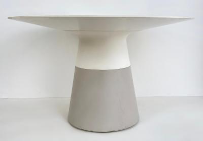 Mobital Maldives Dining Table Solid Composit Surface Top Concrete Polymer Base
