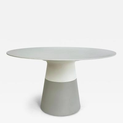 Mobital Maldives Dining Table Solid Composit Surface Top Concrete Polymer Base