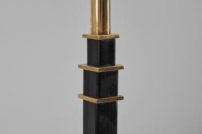 Model 2822 Floor Lamp with Geometric Elements by KLK Sweden Mid 20th Century