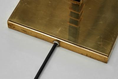 Model 2822 Floor Lamp with Geometric Elements by KLK Sweden Mid 20th Century