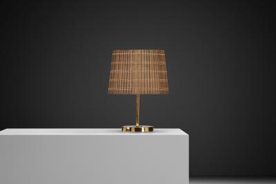 Model 4010 Brass Table Lamp for PSO Finland Mid 20th Century