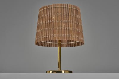 Model 4010 Brass Table Lamp for PSO Finland Mid 20th Century