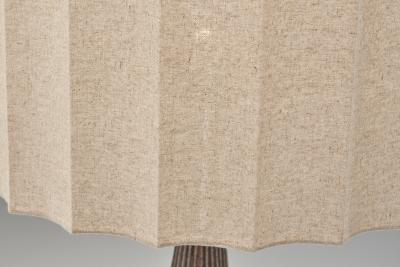 Model Inka Glazed Table Lamp with Relief Patterns Denmark 1970s