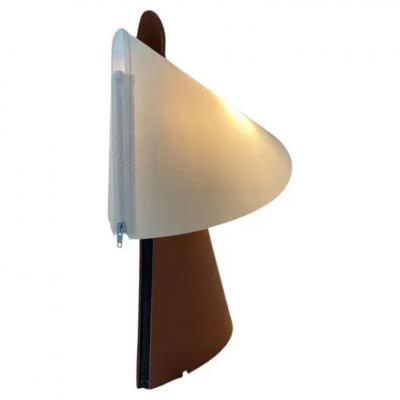 Moder Mid Century Rare Leather ZIP Light by Sigmar Willnauer