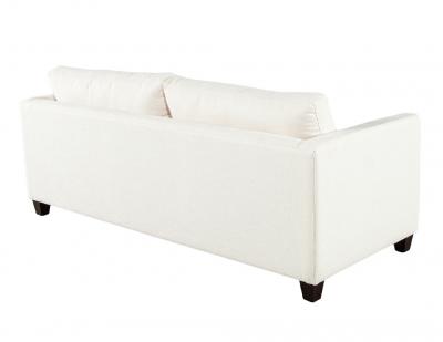 Modern 2 Seater Sofa in Cream Textured Fabric