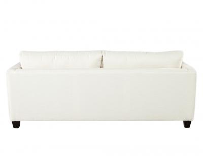 Modern 2 Seater Sofa in Cream Textured Fabric