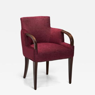 Modern Armchair with Red Upholstery Europe 1960s