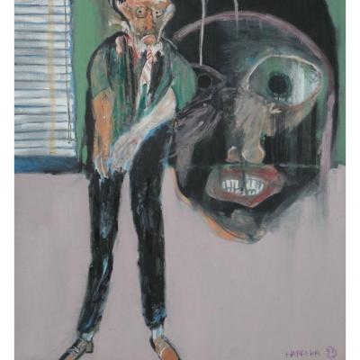 Modern Art Expressionist Oil Painting by Michael Hafftka Meltzer Meltzer