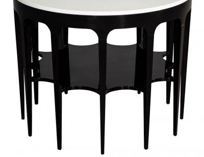 Modern Black and White Custom Center Table