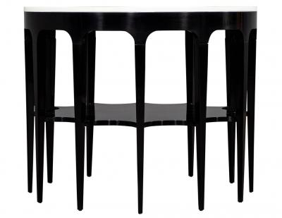 Modern Black and White Custom Center Table