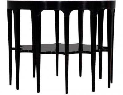 Modern Black and White Custom Center Table