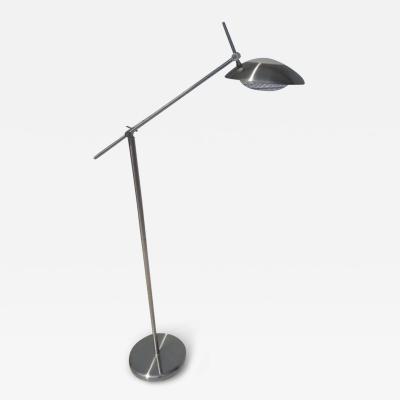 Modern Brushed Nickel Adjustable Floor Lamp