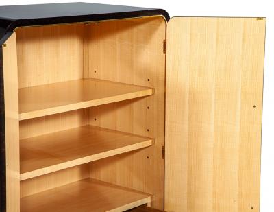 Modern Cabinet with Inlay Brass Metal