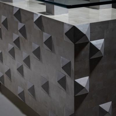 Modern Console Table in Scagliola Technique 21st Century