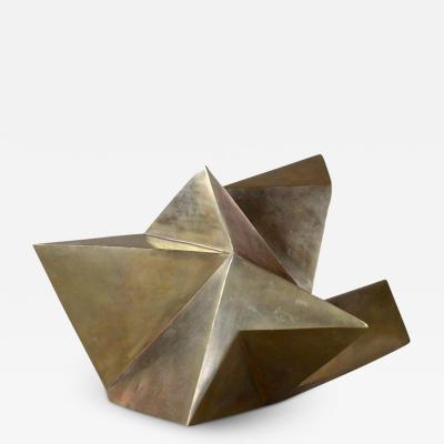 Modern Contemporary Bronze Sculpture The Crystal by M Treml Austria 2019