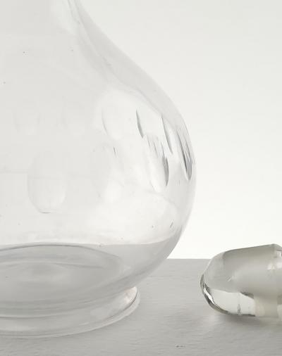 Modern Crystal Decanter circa 1970