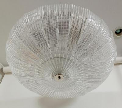 Modern Dome Shaped Glass Ceiling Fixture Contemporary