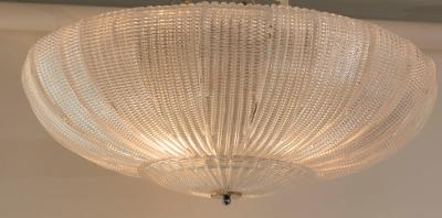 Modern Dome Shaped Glass Ceiling Fixture Contemporary
