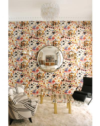 Modern French Wall Mounted Convex Mirror