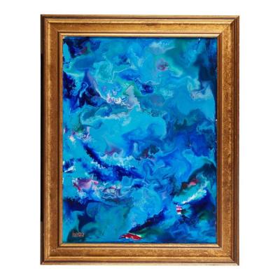 Modern Giovanni Longo Oil Painting on Canvas Favole Di Notte Fairy Tales 