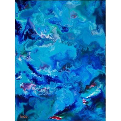 Modern Giovanni Longo Oil Painting on Canvas Favole Di Notte Fairy Tales 