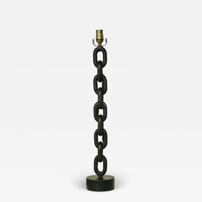 Modern Handmade Iron Chain Link Table Lamp