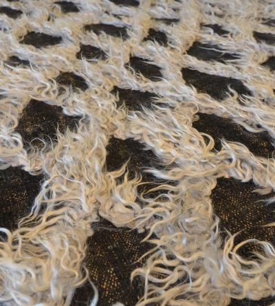 Modern Handwoven Wool Rug