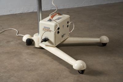 Modern Industrial Medical Floor Lamp with Original Crate 1970s