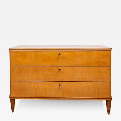 Modern Italian Maple Wood Chest Of Drawers 1940ca