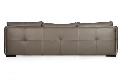Modern Italian Stitched Leather Alfred Sofa by Gamma Arredamenti