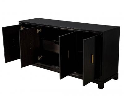 Modern Lacquered Oak Sideboard Buffet