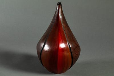Modern Looking Dry Lacquer Vase