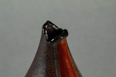 Modern Looking Dry Lacquer Vase