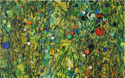 Modern Loreen Matsushima Abstract Art Oil Painting