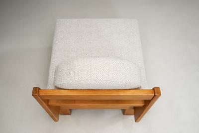 Modern Lounge Chair with Boucl Upholstery Europe Mid 20th Century
