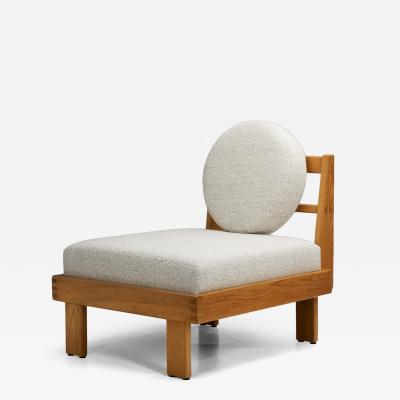 Modern Lounge Chair with Boucl Upholstery Europe Mid 20th Century