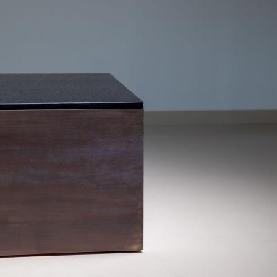 Modern Metal and Glass Coffee Table Italy 2024