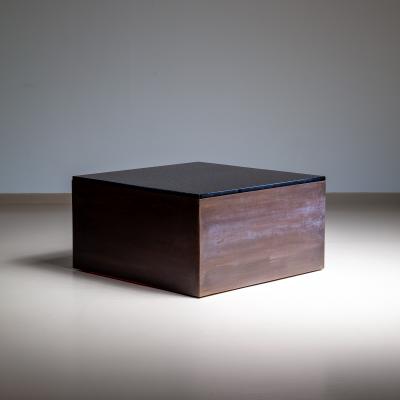 Modern Metal and Glass Coffee Table Italy 2024