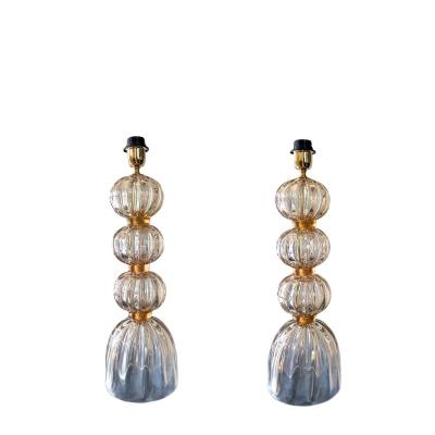 Modern Murano Opalescent Bubble Lamps
