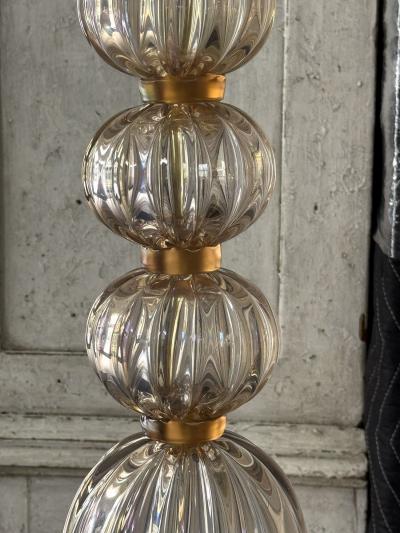 Modern Murano Opalescent Bubble Lamps