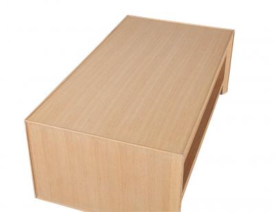 Modern Oak 2 Tier Coffee Table