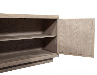 Modern Oak Buffet Cabinet in Natural Rustic Finish