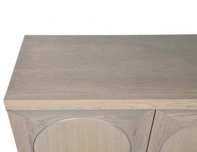 Modern Oak Buffet Cabinet in Natural Rustic Finish