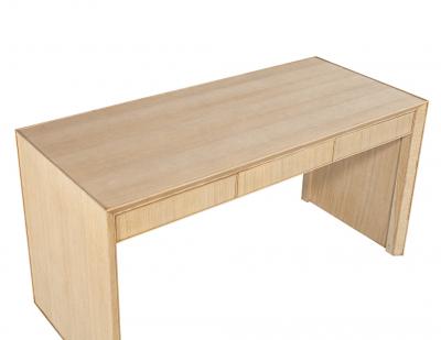 Modern Oak Desk in Natural Bleached Finish