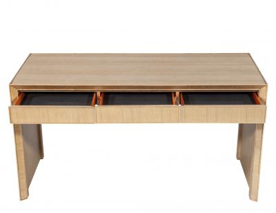 Modern Oak Desk in Natural Bleached Finish