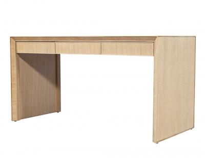 Modern Oak Desk in Natural Bleached Finish
