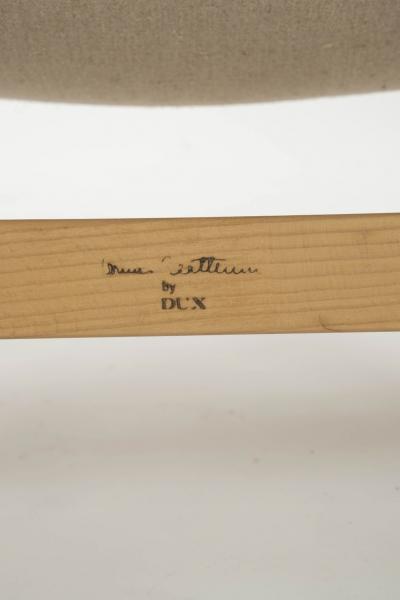 Modern Pernilla Lounge Chair in Cognac Leather by Bruno Mathsson for DUX