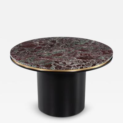 Modern Round Marble Top Dining Table